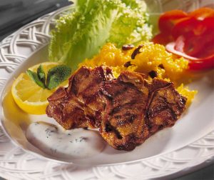 Currymarinerade dubbla lammkotletter