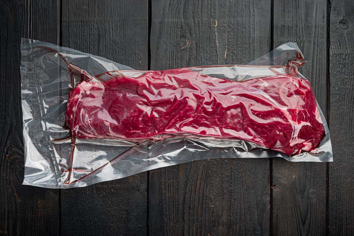 Vacuumförpackat kött