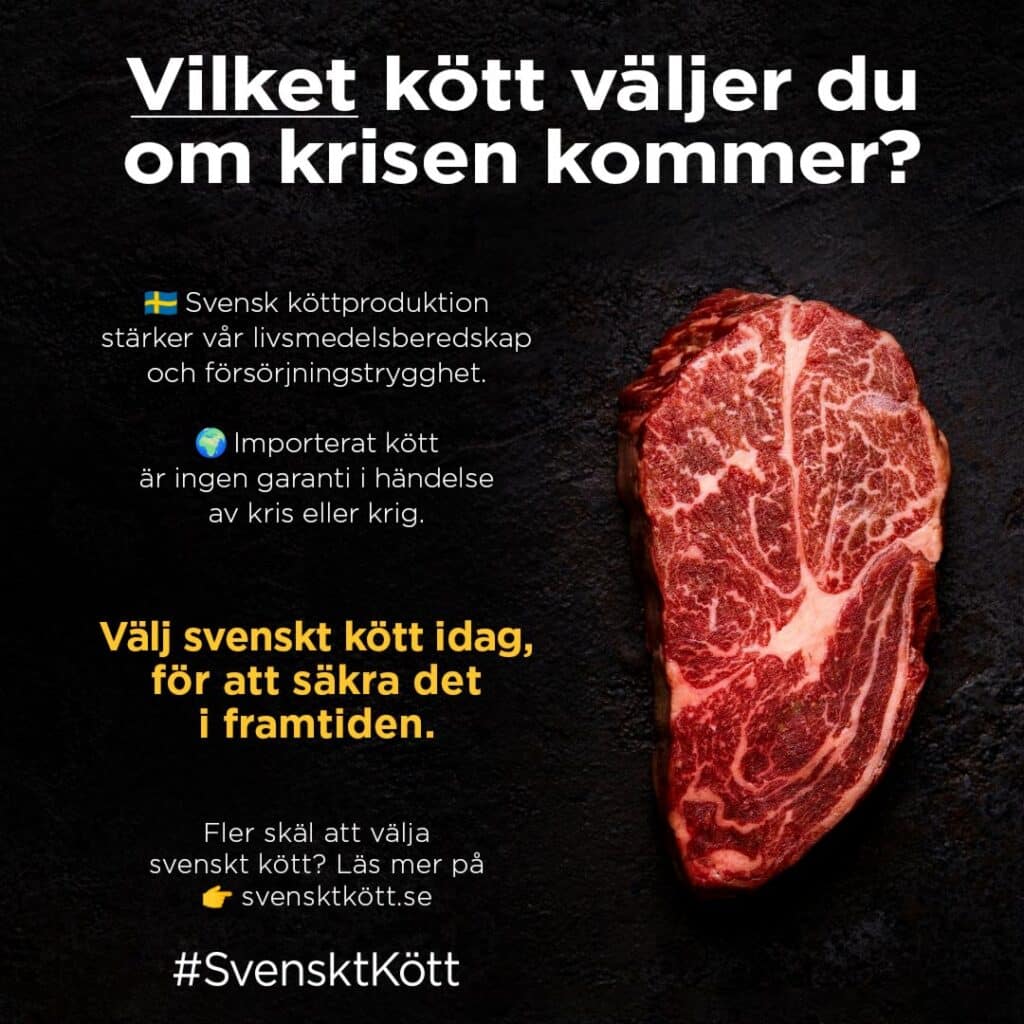 Vilket kött väljer man om krisen kommer?