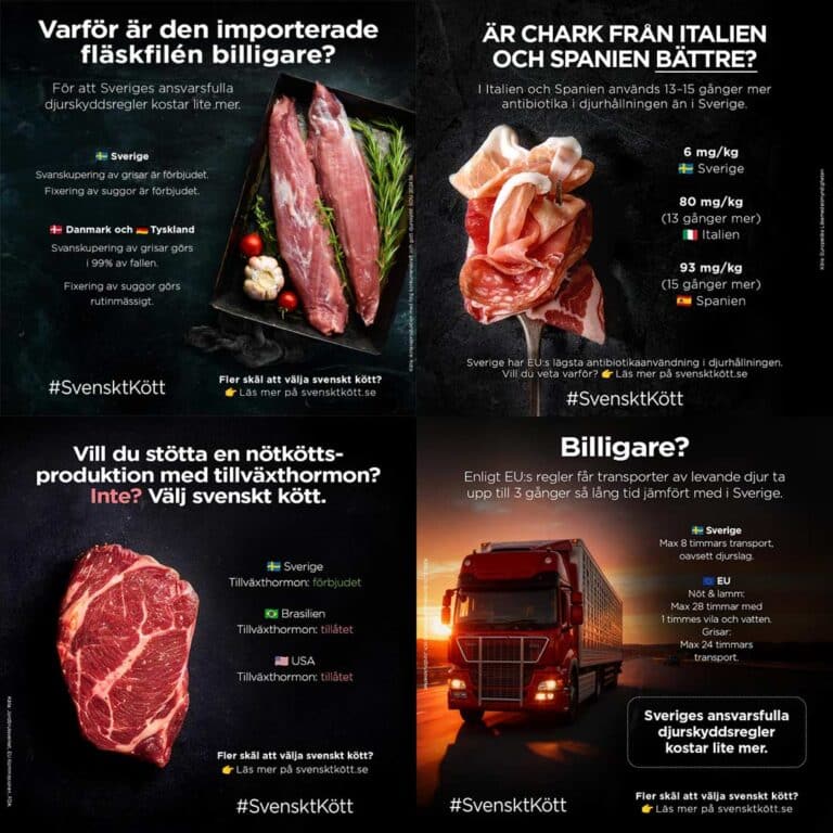 Varför ska man betala mer för svenskt kött?